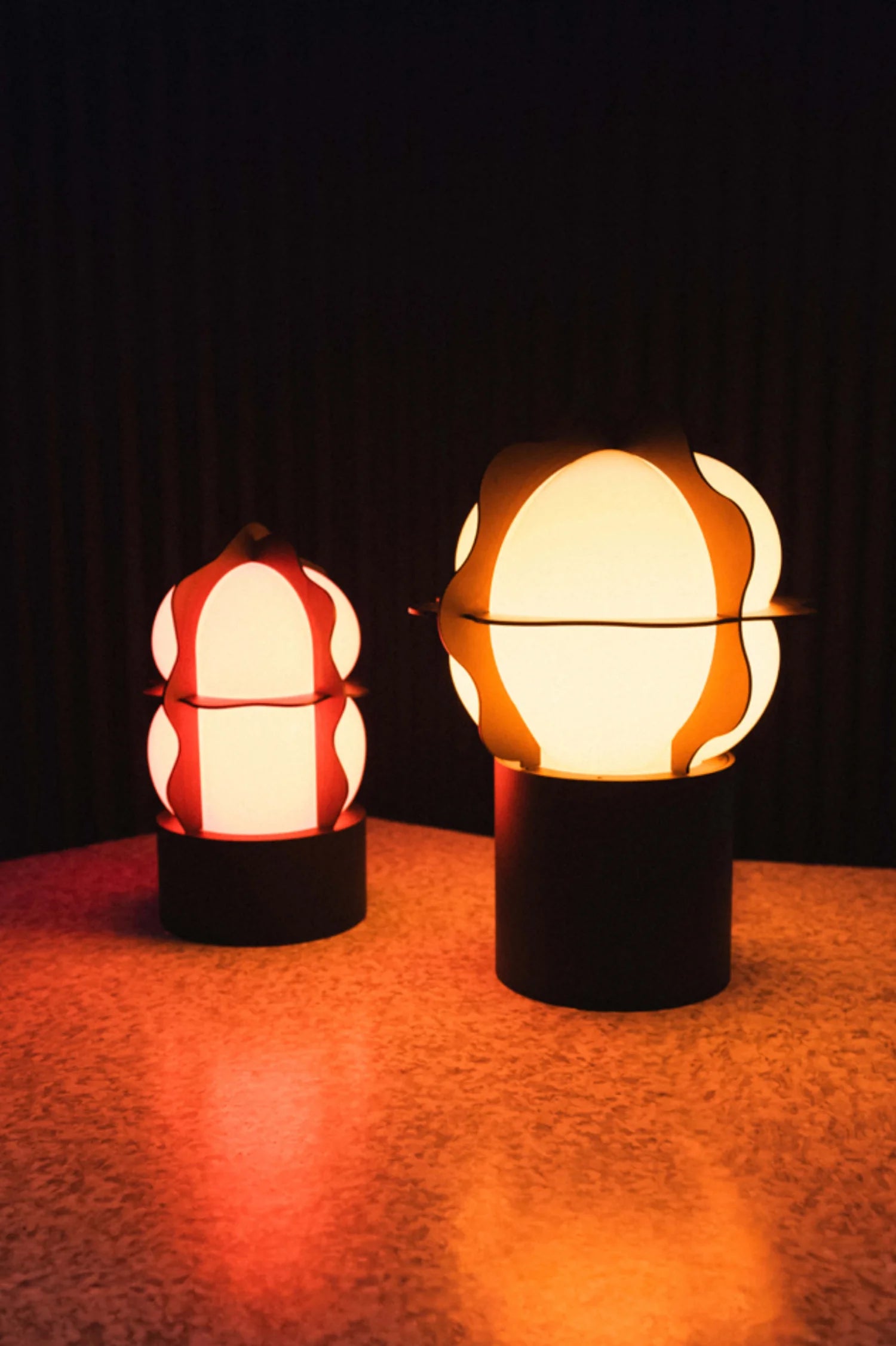 Wave Lights - Stolní lampa Typ 3