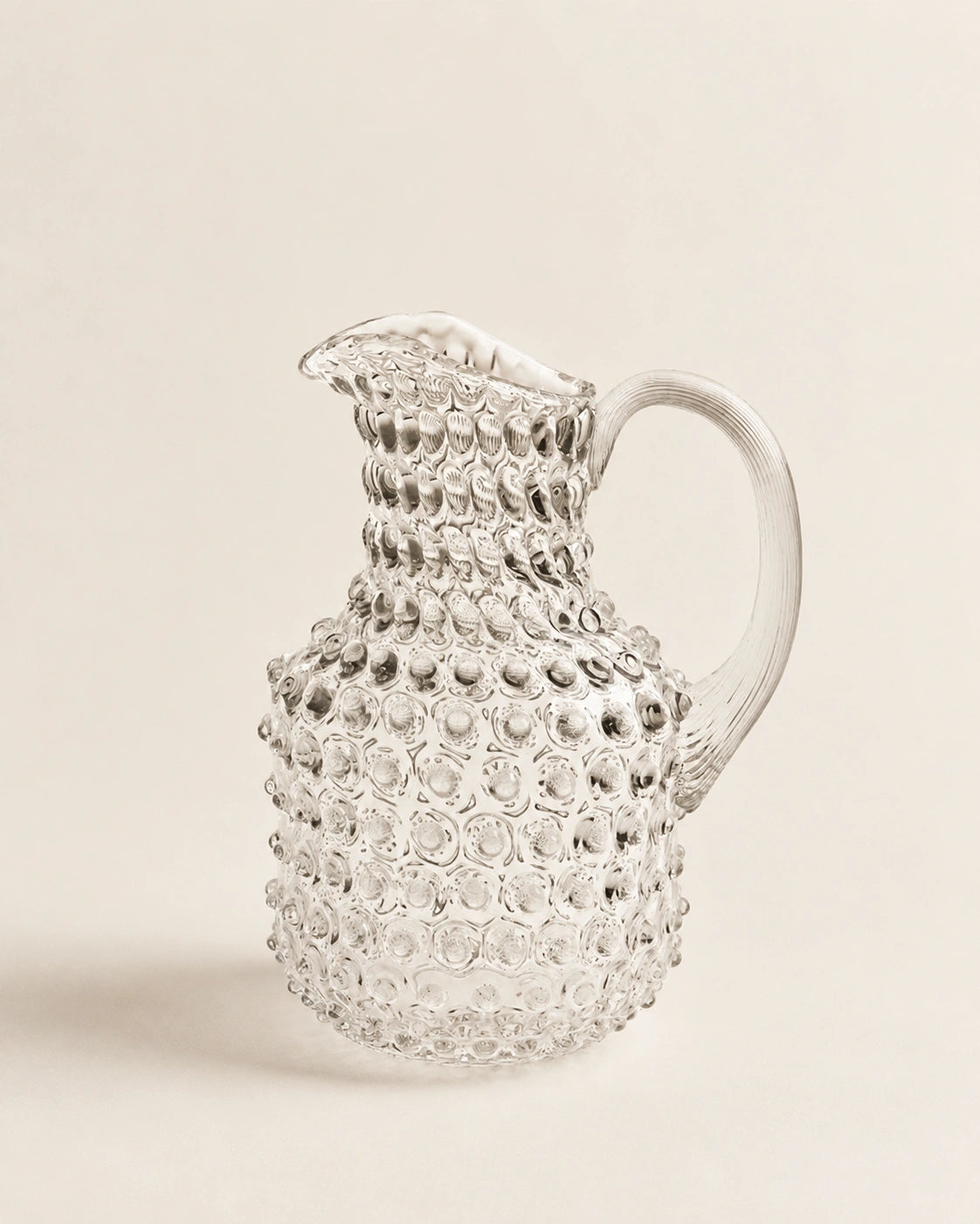 Hobnail hranatý džbán crystal
