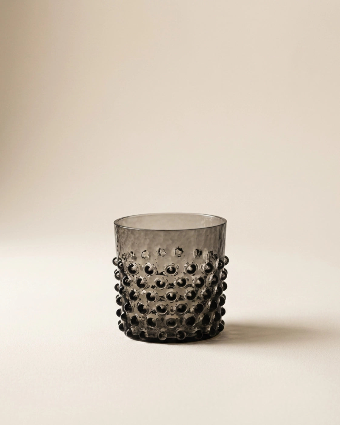 Hobnail whiskey sklenice smoke black- sada 2 ks